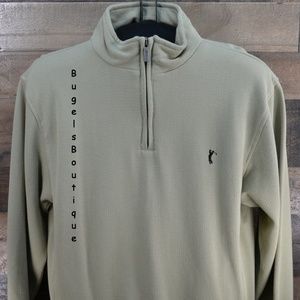 Tasso Elba Golf Soft Thermal Half Zip 100% Cotton